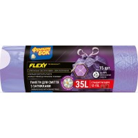 Мешки для мусора с завязками Фрекен Бок LD Flexy Aroma прочные, 35 л (15 шт)